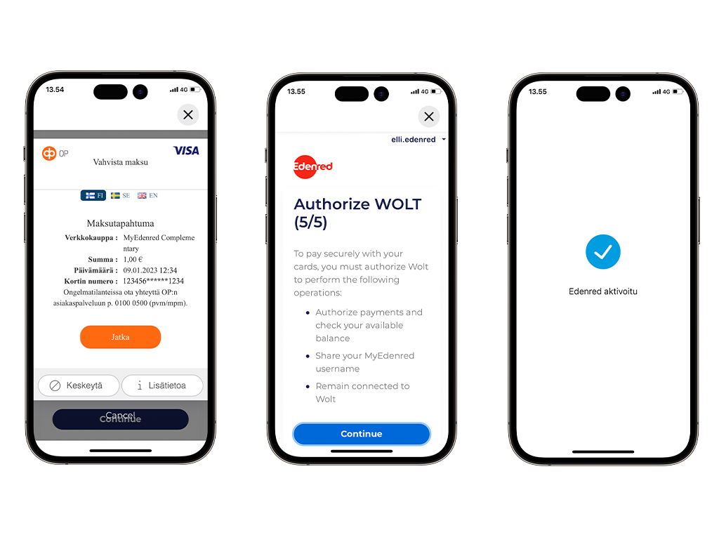 Pay your Wolt orders with Edenred's lunch benefit Edenred